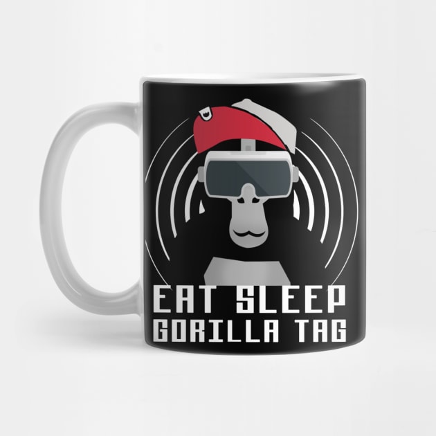 Gorilla Tag VR Gamer Shirt for Kids, Teen Eat Sleep Gorilla by Jason Smith